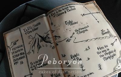 The Tolkien Book - Cake by Peboryon 