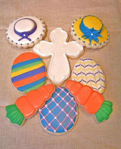 Easter Cookies - Cake by Alicia