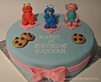 1st Birthday Sesame Street Cake - Cake by Amanda