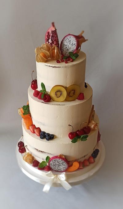 Wedding fruit cake - Cake by Jitkap