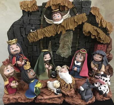 Sugar Nativity Scene - Cake by Susanna Sequeira