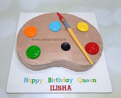 Color Palette cake - Cake by Sweet Mantra Homemade Customized Cakes Pune
