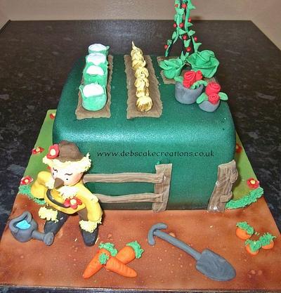 Down the Allotment. - Cake by debscakecreations