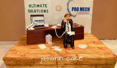  manager office cake  - Cake by Jassmin cake in Egypt 