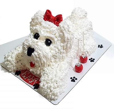 Dog cake🐕🐕‍🦺🦮💋❤ - Cake by Kraljica