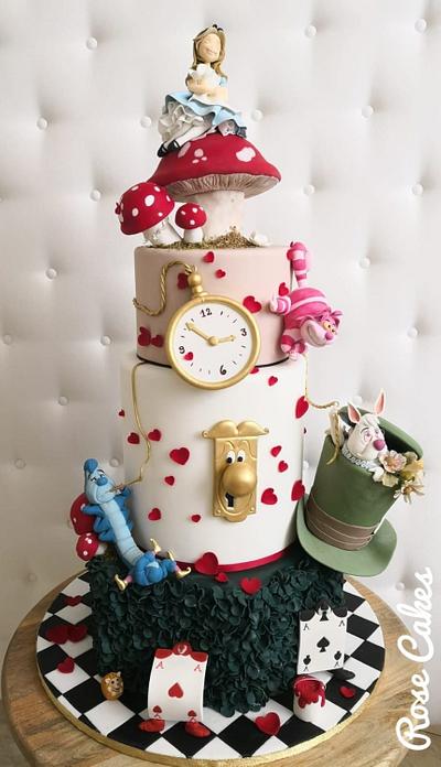  Alice in Wonderland - Cake by Rose Cakes