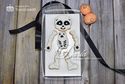 Halloween skeleton cookies - Cake by Daria Albanese