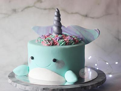 Narwhal is the new Unicorn  - Cake by SweetArtbydaibe
