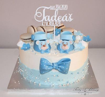 christening cake - Cake by Adriana12