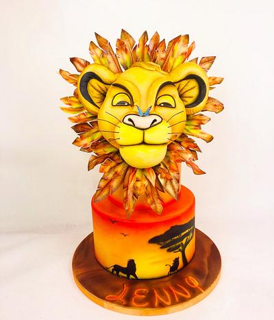 Roi lion cake  - Cake by Cindy Sauvage 