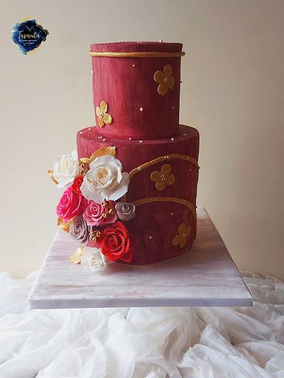 Anniversary cake - Cake by Tasnuta Cake Artistry ( TASNUTA ALAM)