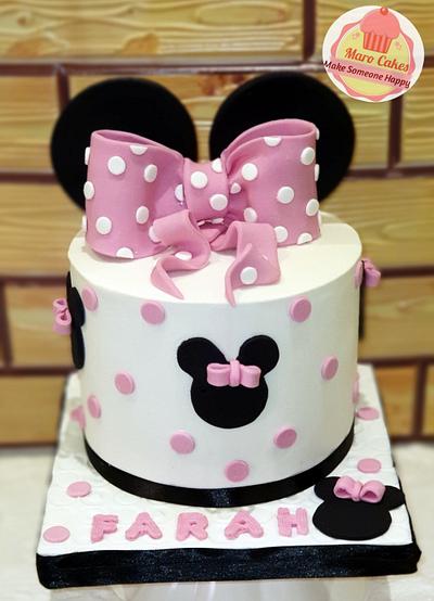 Minnie mouse cake  - Cake by Maro Cakes