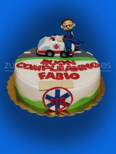 cake ambulance - Cake by Sara Luvarà - Zucchero a Palla Cakes