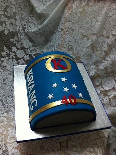 my take on a beer can - Cake by loobie