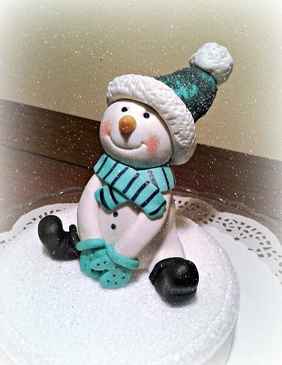 Sweet Snowman - Cake by Stefania