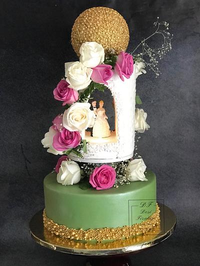 Green Wedding Cake  - Cake by Nasima