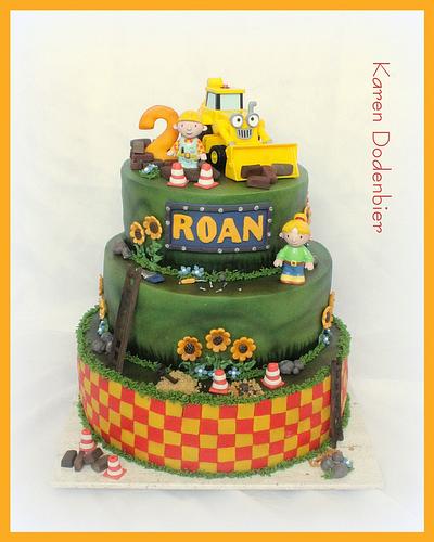 Bob the Builder for Roan! - Cake by Karen Dodenbier