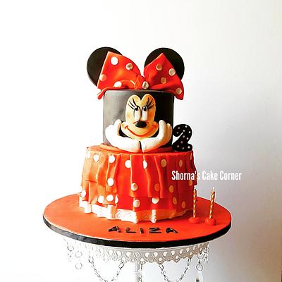 Minnie mouse cake  - Cake by Shorna's Cake Corner