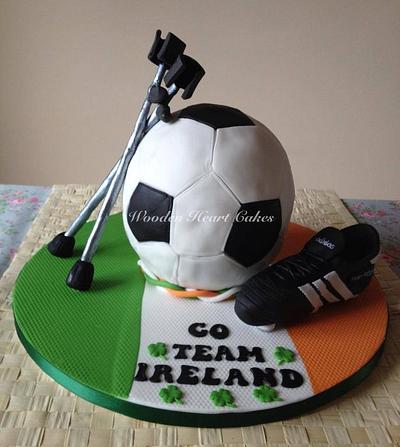 Irish Amputee Football Association - Cake by Wooden Heart Cakes