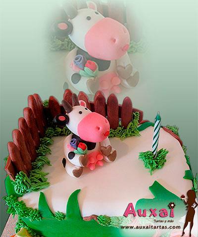 Cow cake - Cake by Auxai Tartas