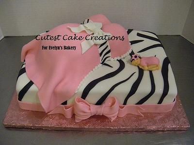 Zebra Belly cake - Cake by Evelyn Vargas