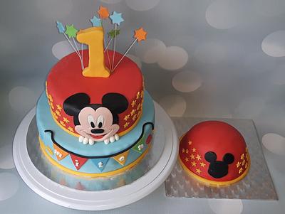 Mickey Mouse cake. - Cake by Pluympjescake