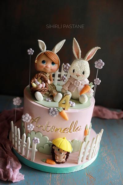 Pink Easter Cake - Cake by Sihirli Pastane