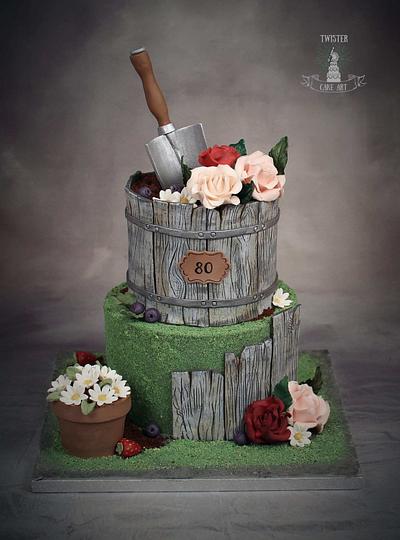 Flower garden cake - Cake by Twister Cake Art
