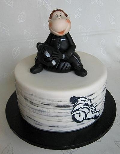 Cake for young bikers - Cake by lamps
