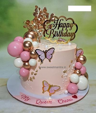 No fondant designer cake for wife - Cake by Sweet Mantra Homemade Customized Cakes Pune