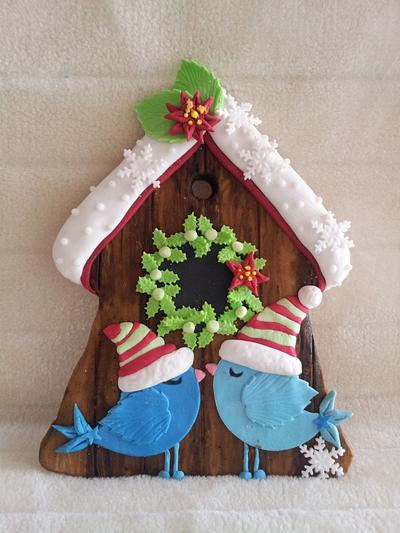 Bird house cookie  - Cake by Bistra Dean 