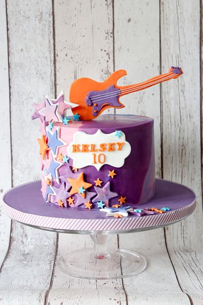 Rock star themed cake - Cake by Kalina