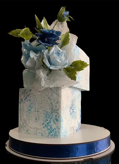 Code "Wedding Blue"  - Cake by CvetyAlexandrova