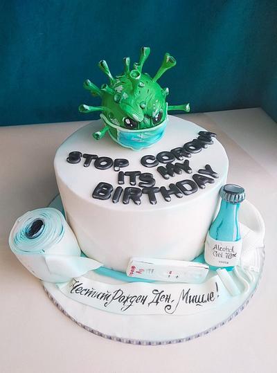 Stop Coronavirus - Cake by Tanya Shengarova