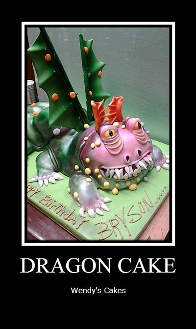 Dragon Cake - Cake by Wendy Lynne Begy