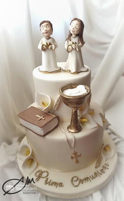 Our First Communion - Cake by AntonellaMartini