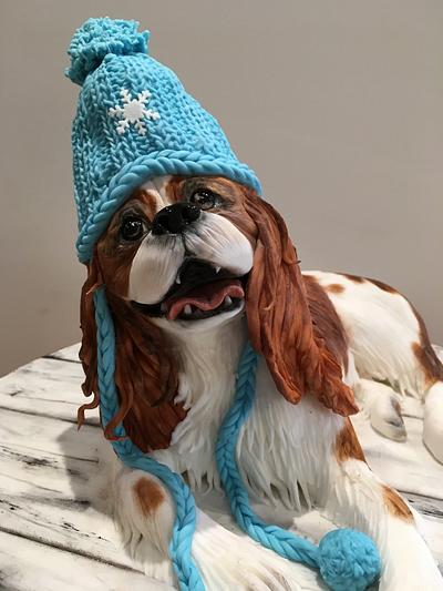 Cavalier King Charles spaniel - Cake by Andrea