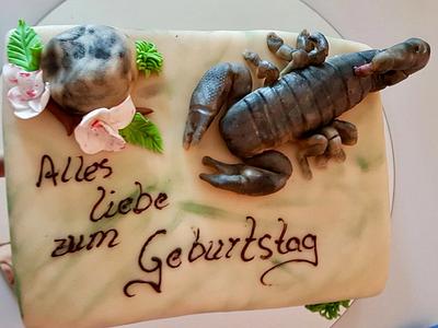 Scorpion Cake  - Cake by Steffi