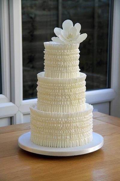 wedding cake - Cake by beth