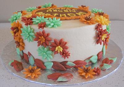Fall Birthday - Cake by Pamela Sampson Cakes