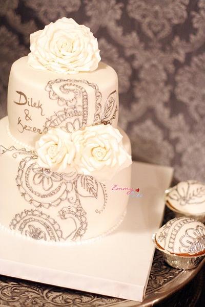 henna wedding cake - Cake by Emmy 