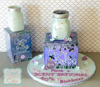 "Scentsy" Cake with a Lighted Warmer - Cake by Kellie Grant