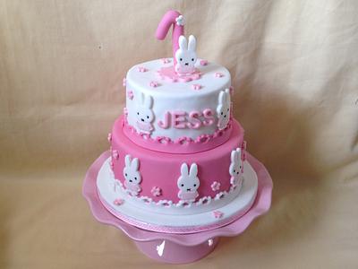 Miffy / Nijntje 1st birthday cake - Cake by Sophie's Bakery
