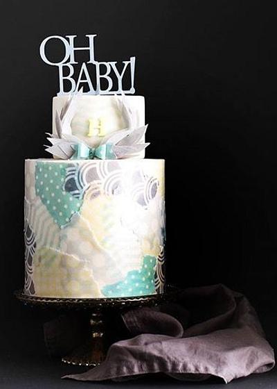 Baby Boy Cake - Cake by Laura Lopez