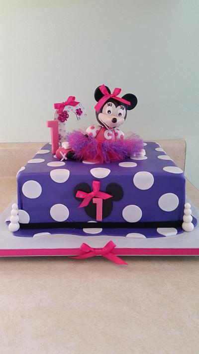 Minnie Mouse Cake  - Cake by Kimberly Washington