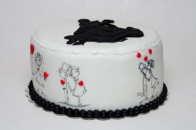 love story cake - Cake by Rositsa Lipovanska