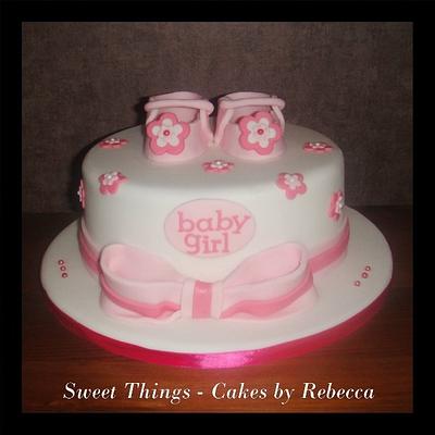 baby shower - Cake by Sweet Things - Cakes by Rebecca