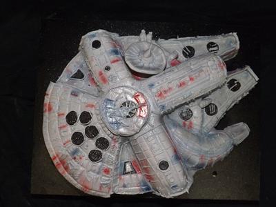 Millennium Falcon - Cake by Katarina