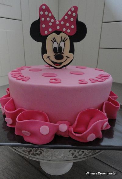 Minni Mouse - Cake by Wilma's Droomtaarten