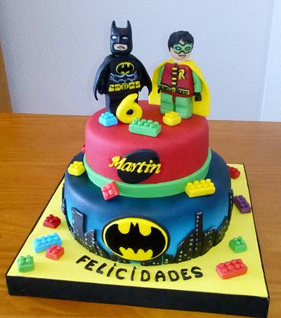BATMAN Y ROBIN LEGO CAKE - Cake by Camelia